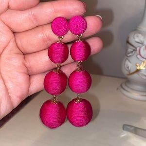 Baublebar Pink Ball Dangle Earrings